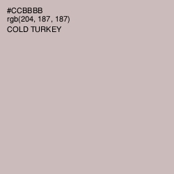 #CCBBBB - Cold Turkey Color Image
